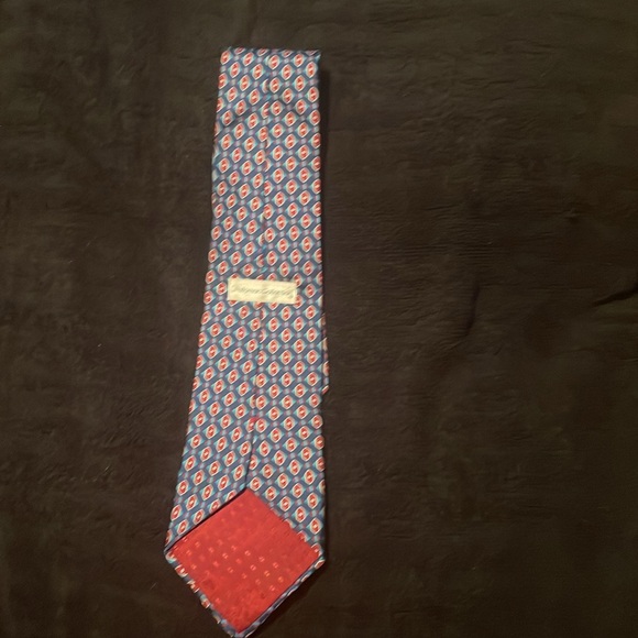 Beautiful 100% Italian Silk Men’s Tie of the Pontiac collection L:58 W:4 - Picture 3 of 4